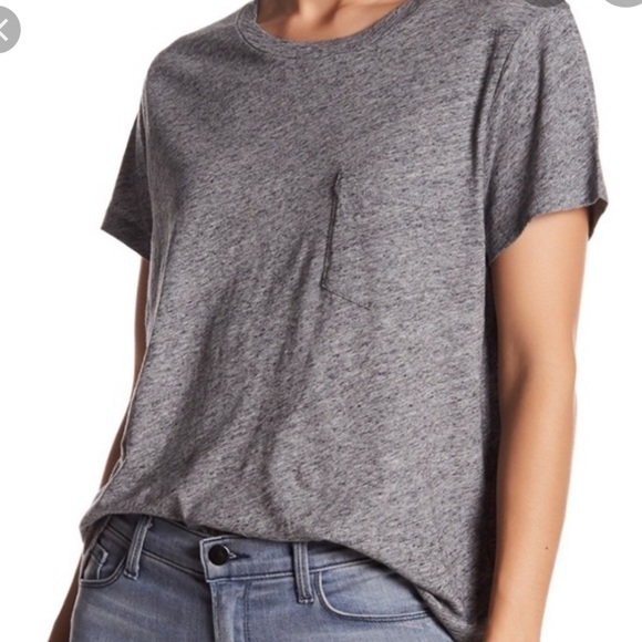 Madewell Whisper Grey Pocket Tee size XL - Picture 7 of 9